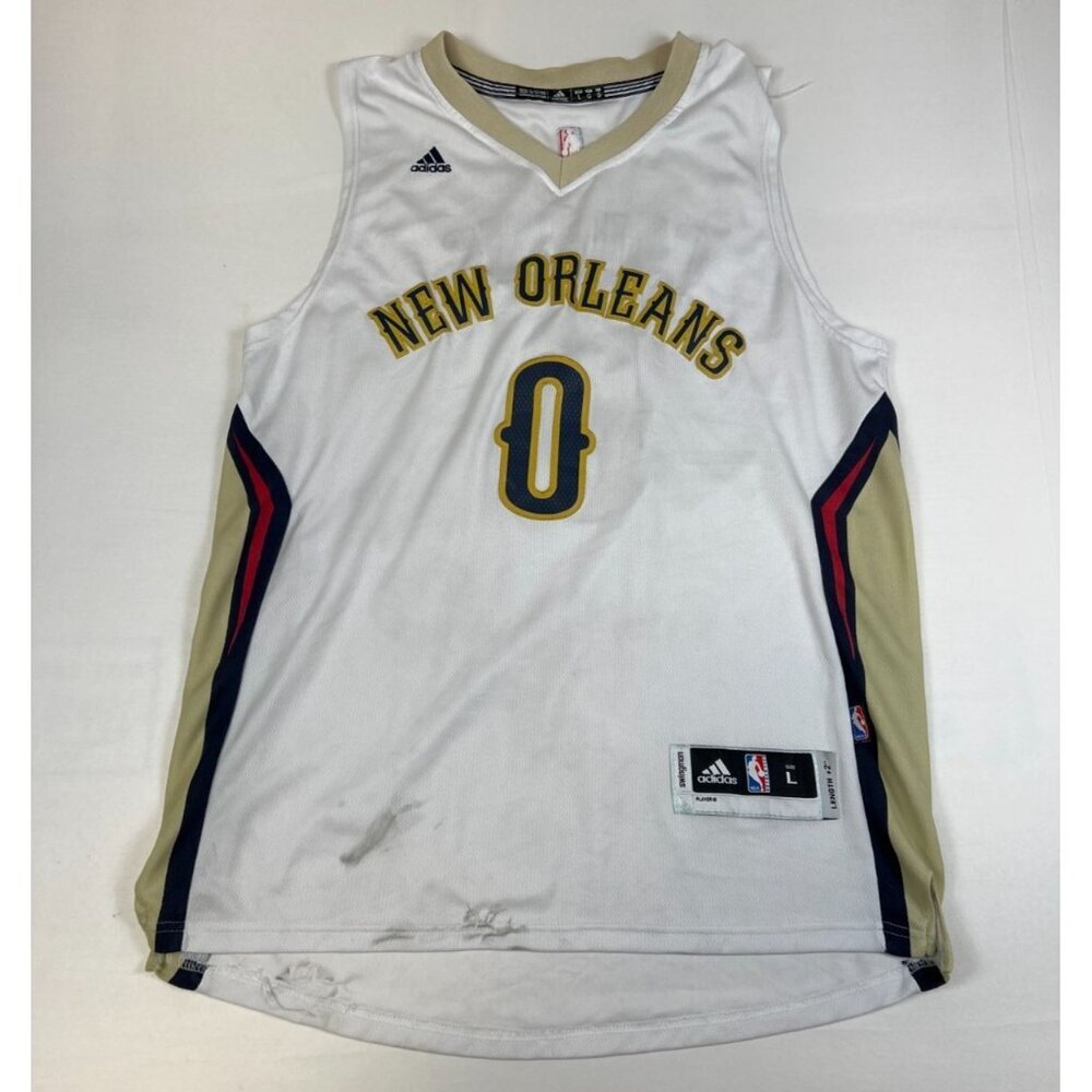 Adidas NBA New Orleans Pelicans DeMarcus Cousins #0 Swingman Jersey Men Size L